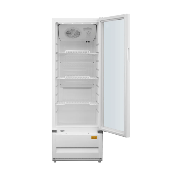 Vitrina Refrigerada Vertical SWAN 211L  Exhibición Elegante y Ahorro de Espacio (Modelo RVV-211 MA CS)