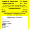 Congelador Horizontal Doble Puerta SWAN 508L Potencia Industrial y Máximo Volumen (Modelo SW2-508)