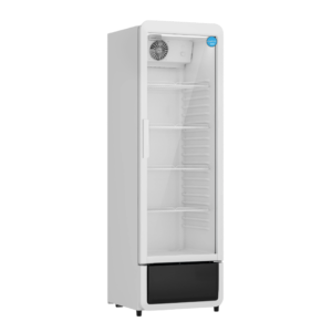 Vitrina Exhibidora Vertical SWAN SW-280-1P Puerta de Vidrio 258 Litros