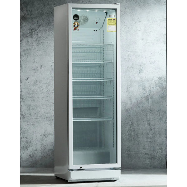 SW-SC-350-1 Vitrina Exhibidora Vertical SWAN SW-SC350GW Puerta de Vidrio 350 Litros