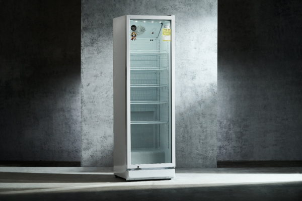SW-SC-350-2 Vitrina Exhibidora Vertical SWAN SW-SC350GW Puerta de Vidrio 350 Litros
