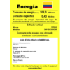SW-SC-350-5 Vitrina Exhibidora Vertical SWAN SW-SC350GW Puerta de Vidrio 350 Litros