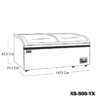 Congelador Exhibidor SWAN XS-500YX | 2 Puertas de Vidrio 500 Litros